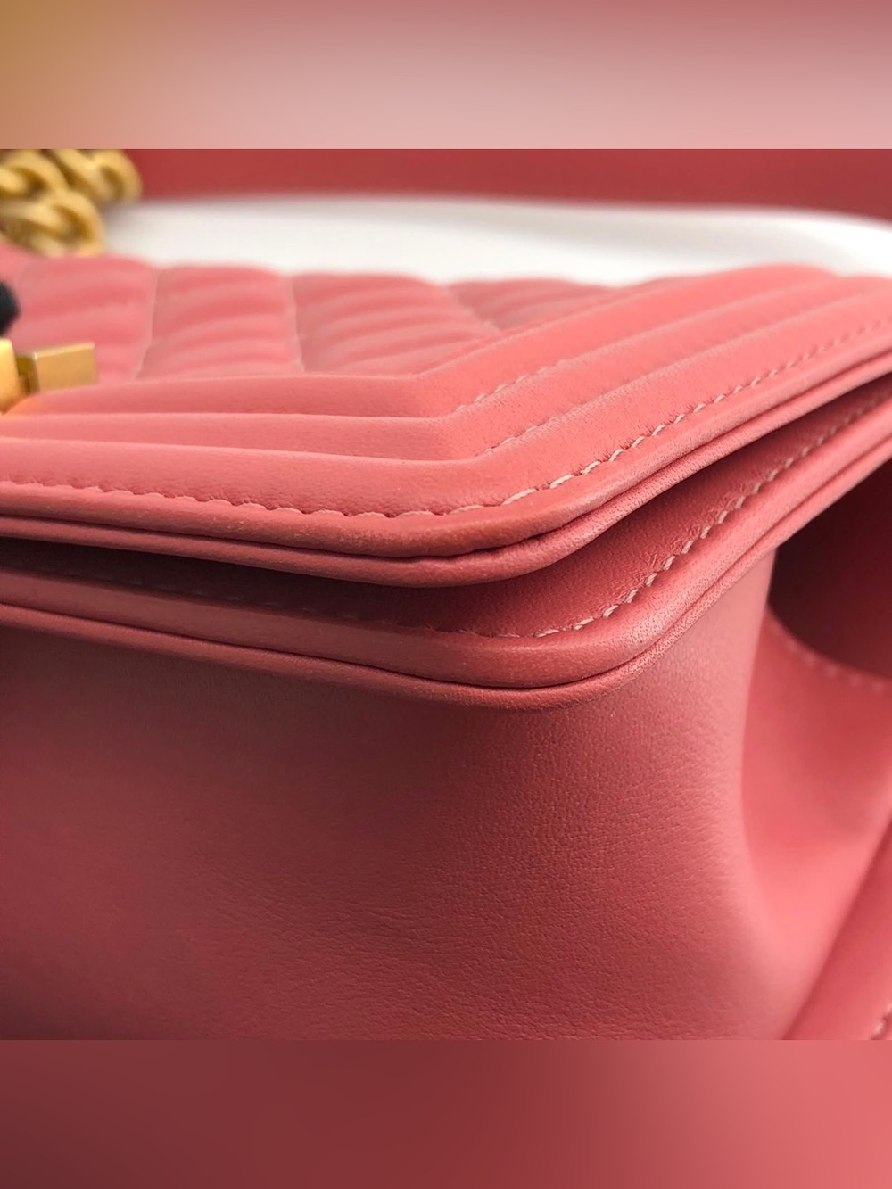 Chanel Leboy Small Lambskin Pink GHW - Picture 6 of 16